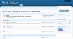 Desktop Screenshot of forodecoches.com