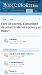 Mobile Screenshot of forodecoches.com