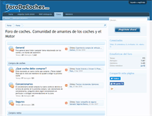 Tablet Screenshot of forodecoches.com